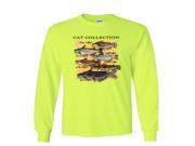 Cat Collection Catfish brown white channel yellow blue Fishing Long Sleeve T Shirt