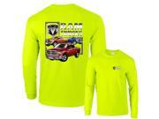 Ram Trucks Blue Orange Red Dodge Truck Long Sleeve T Shirt