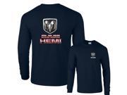 Ram Hemi Logo Dodge Emblem Mopar Badge Long Sleeve T Shirt