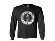 Army National Guard Emblem USNG white circle Long Sleeve T Shirt