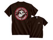 United States Marine Corps Red White Circle F B Emblem Marines T Shirt