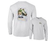 Jumping Striped Bass Fishing Long Sleeve T Shirt