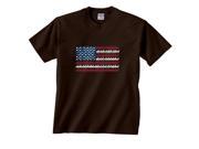 Deer USA American Flag Hunting T Shirt