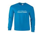 Still Plays With Tractors Farming Humor Long Sleeve T Shirt
