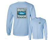 Built Ford Tough Logo Classic Square Emblem Long Sleeve T Shirt