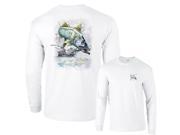 Jumping Snook Sergeant Fish Robal Fishing Long Sleeve T Shirt