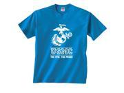 USMC The Few The Proud white Emblem T Shirt