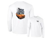 Plymouth Cuda 1970 Orange Dodge Mopar Long Sleeve T Shirt