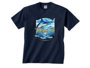 Reel It Like You Stole It Blue Marlin out of water T Shirt