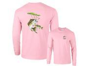 Largemouth Bass with Lily Pads Fishing Long Sleeve T Shirt