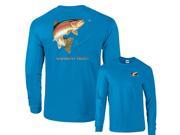 Rainbow Trout Going For Lure Profile Fishing Long Sleeve T Shirt
