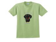 I m a Hot Dog! Fat Head Black Tan Dachshund T Shirt