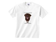 I m Labradorable! Fat Head Chocolate Lab T Shirt