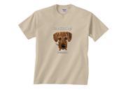 I m a Hot Dog! Fat Head Red Smooth Dachshund T Shirt