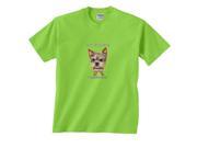 I m a Lion Heart! Fat Head Yorkshire Terrier Dog T Shirt
