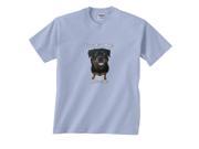 I m a Lap Dog! Fat Head Rottweiler Dog T Shirt