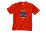 Pug Shot Fat Head Pug Dog T Shirt