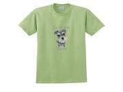 I m a Lil Feisty! Fat Head Schnauzer Dog T Shirt