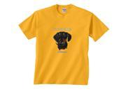 I m a Hot Dog! Fat Head Black Tan Dachshund T Shirt