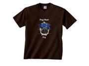 Pug Shot Fat Head Pug Dog T Shirt