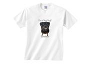 I m a Lap Dog! Fat Head Rottweiler Dog T Shirt
