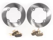 2014 Can Am Maverick 1000R XXC Rear MudRat Brake Rotors Severe Duty Brake Pads