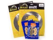2011 Can Am Commander 800 XTI Front MudRat Brake Rotor Discs Severe Duty Pads
