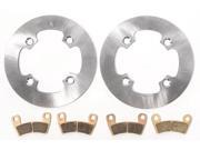 2016 2017 Polaris 1000 RZR S EPS Front MudRat Brake Rotors and Severe Duty Pads