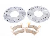 2014 Polaris Ranger Crew 570 EFI Front Brake Rotors Severe Duty Brake Pads