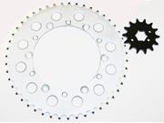 2000 2001 2002 Kawasaki KLX300 14 Tooth Front And 47 Tooth Rear Sprocket