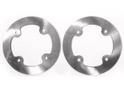 2009 2012 Polaris RZR S 800 Front MudRat Stainless Steel Brake Rotors Pair