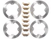 2014 Polaris Sportsman 550 X2 Front Rear MudRat Brake Rotors SV Brake Pads