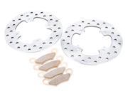 2008 2009 2010 Polaris Sportsman300 Front Brake Rotor Discs and Severe Duty Pads