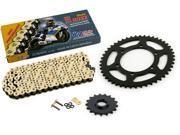 2006 Yamaha YZF R1 SP 520 Conv CZ SDZZ Gold X Ring Chain and Sprocket 17 47 120L