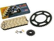 2009 2014 Yamaha YZF R1 LE 520 CZ SDZZ Gold X Ring Chain and Sprocket 16 43 120L