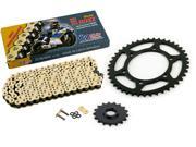 2009 2014 Yamaha YZF R1 LE 520 CZ SDZZ Gold X Ring Chain and Sprocket 17 43 120L