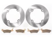 12-2014 Can-Am Outlander 1000 Front MudRat Brake Rotors & Severe Duty Brake Pads 12-2014 Can-Am Outlander 1000 Front MudRat Brake Rotors & Severe Duty Brake Pads