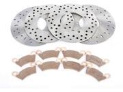 2006 Polaris Ranger XP700 XP Front & Rear Brake Rotors & Severe Duty Brake Pads 2006 Polaris Ranger XP700 XP Front & Rear Brake Rotors & Severe Duty Brake Pads
