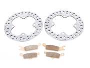 2007 - 2017 Yamaha 700 Grizzly YFM700 Rear Brake Pads and Brake Rotors Discs 2007 - 2017 Yamaha 700 Grizzly YFM700 Rear Brake Pads and Brake Rotors Discs