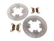 2013-2015 Arctic Cat Wildcat 1000 Front Brake Rotors & Severe Duty Brake Pads 2013-2015 Arctic Cat Wildcat 1000 Front Brake Rotors & Severe Duty Brake Pads