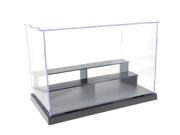 10x6x7 Inch Assembly Transparent Clear Plexiglass Acrylic Display Dustproof Protection Showcase Case Box 3 Steps
