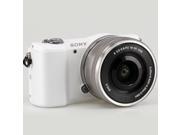 Sony Alpha A5000 20.1MP Mirrorless Digital Camera with 16 50mm Lens White International version