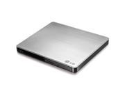 LG GP60NS50 USB 2.0 Ultra Slim External DVD Writer New Silver