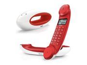 PHILIPS Cordless phone M550 1.7GHz High 1.6 display ECO Handset speaker phone Red