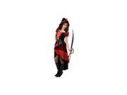 Living Fiction Sequin Pirate Adult Halloween Costume Small 4 6