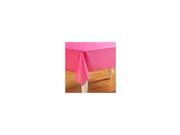 Shindigz Hot Pink Plastic Tablecover 54 X 108
