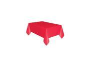 Unique Plastic Table Cover 108 54 Red