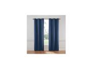 Eclipse Nottingham Thermal Energy Efficient Grommet Curtain Panel Stone Blue 40