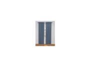 Eclipse Microfiber Thermaback Top Blackout Curtain 42X95 Stone Blue