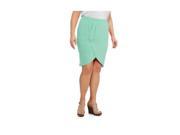 Concepts Women s Tulip Midi Skirt Cool Mint 2X